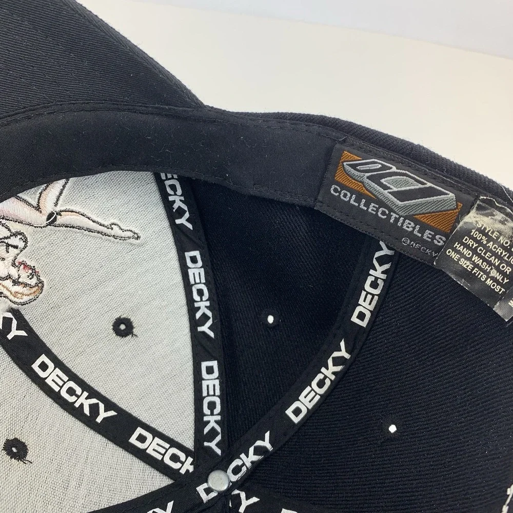 DECKY DCI Collectibles Black Hat with Girls Adjustable OSFM Acrylic Baseball Cap